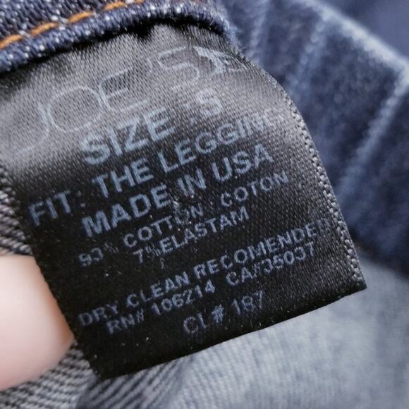 JOE'S JEANS "The Legging" Skinny Stretch Zipper Ankle - Size Small - Picture 9 of 11